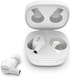 belkin 贝尔金 SoundForm Rise 真无线蓝牙 5.2 入耳式耳机，带充电盒，IPX5 防汗  白色
