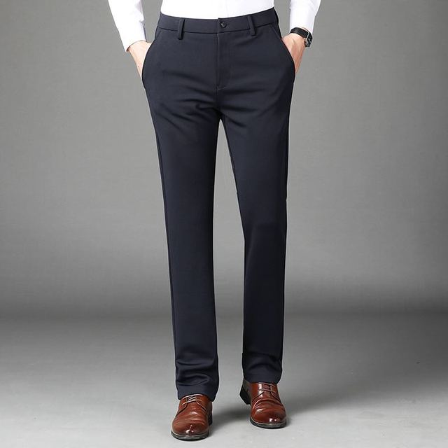 POLO VILLAE 保罗威特 Polovillae/保罗威特男士西裤春夏薄款新款宽松直筒弹力休闲长裤