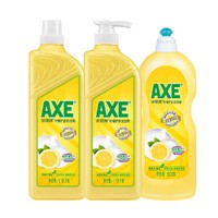 AXE 斧头 维E护肤洗洁精量贩组合蔬果餐具净食品级低泡易清洗