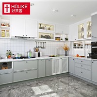 HOLIKE 好莱客 厨柜整体橱柜定制经济型家用组装开放式厨房石英石3定制