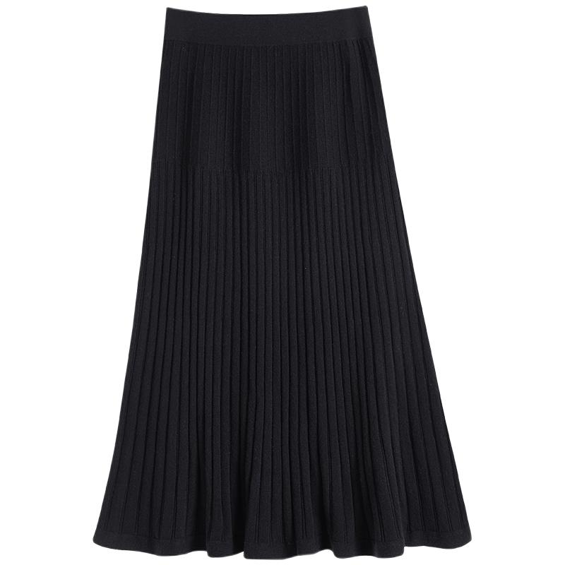 FANSILANEN 范思蓝恩 女士百褶半身裙 Z214359