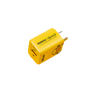 momax 摩米士 UM16CNY 手机充电器 USB-A/Type-C 20W 黄色