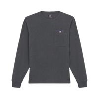 Dickies 帝客 男士圆领长袖T恤 DK011827 POP TRADING COMPANY联名款 碳灰色 XL