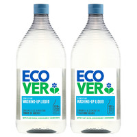 ecover 洗洁精 洋甘菊配方 950ml*2 原装进口 植物提取无残留 清洗果蔬