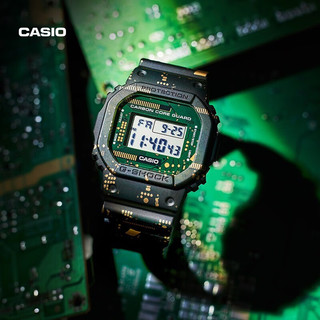 PLUS会员：CASIO 卡西欧 G-SHOCK系列 男士石英腕表 DWE-5600CC-3DR