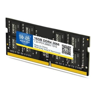 xiede 协德 PC4-2666V DDR4 2666MHz 笔记本内存条 16GB