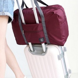 伟西德 旅行袋手提大容量男女旅游包衣服行李包防水可折叠运动健身包收纳