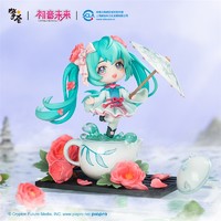 擎苍 初音未来 花织雨润 Q版手办