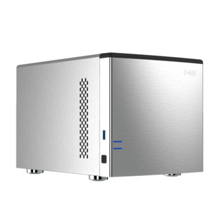 U-NAS 万由电子 HS-401P 4盘位NAS（赛扬J4125、4GB）太空灰