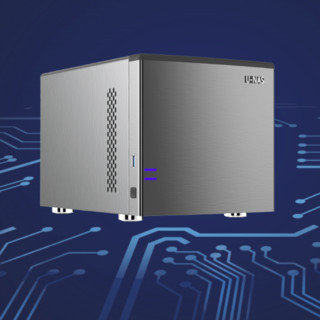 U-NAS 万由电子 HS-401P 4盘位NAS（赛扬J4125、4GB）太空灰