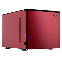 U-NAS 万由电子 HS-401P 4盘位NAS（赛扬J4125、8GB）酒红色