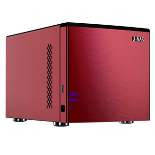 U-NAS 万由电子 HS-401P 4盘位NAS（赛扬J4125、4GB）太空灰