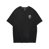 SKECHERS 斯凯奇 缤纷休闲系列 男子运动T恤 L122M089-0018 碳黑 XL