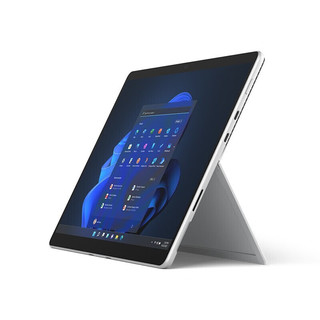 微软Surface Pro 8 商用版 i7 16G+256G 锐炬Xe 13英寸 亮铂金+特质彩色键盘 二合一平板电脑 WiFi版