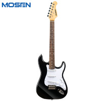 MS-CS50BK电吉他ST型带摇把单单单线圈初学入门电吉它 典雅黑