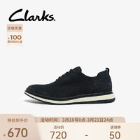 Clarks 其乐 男士休闲鞋 海军蓝 44