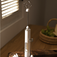 摩登主妇 手持打泡器 清爽白