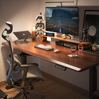 智芯 实木电动升降桌电脑桌办公桌 X2