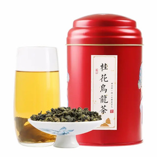 京华 jinghua）中华 特级桂花香乌龙茶50g罐装