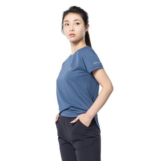 BLACKICE 黑冰 女子运动T恤 F1510 靛蓝 M