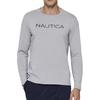 NAUTICA 诺帝卡 男士圆领长袖T恤 NYNS050640 灰色 M