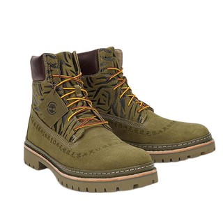 Timberland 添柏岚 CLOT联名系列 男士短筒靴 A66JK 军绿色 44.5