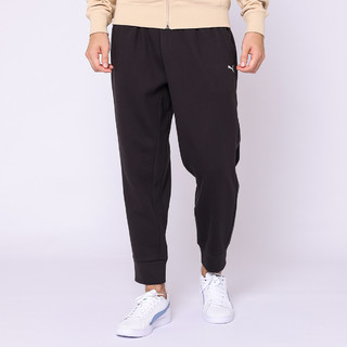 薄绒保暖 男款跑步系列运动裤舒适宽松休闲长裤 M 黑色
