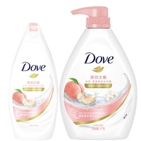 Dove 多芬 白桃沐浴乳（1000g+300g)