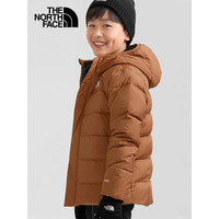 THE NORTH FACE北面童装儿童羽绒服男童户外防风保暖鹅绒填充秋冬新款|7UML 6R1/棕色 170/XXL