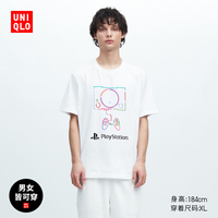 抖音超值购：UNIQLO 优衣库 男女款PlayStation印花T恤 455803