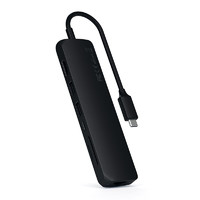 Satechi拓展坞Typec扩展USB集线器适用苹果华为笔记本电脑转换器 黑色(7合1)