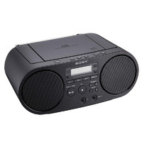 SONY 索尼 CD收音机 fm调频收音机 CD机老人听歌机进口 ZS-S40黑色 默认1