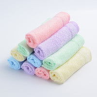 GRACE 洁丽雅 儿童毛巾10条装柔软吸水纤维毛巾美容洗脸儿童家用小长方形童巾