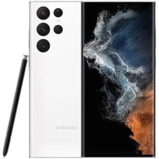 三星 SAMSUNG Galaxy S22 Ultra智能数码手机全网通长续航拍照游戏手机 海外版 S22 Ultra 绯影红 8+128G 海外原生系统