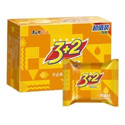康师傅 3+2苏打夹心饼干 奶油味 650g*1盒 26小包