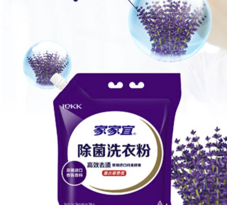 家家宜 除菌洗衣粉 1kg 薰衣草香