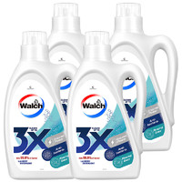 Walch 威露士 3x除菌洗衣液 浓缩酵素配方有效除菌99.9% 去污快洁除螨易漂 12.8斤（1.6L*4瓶）