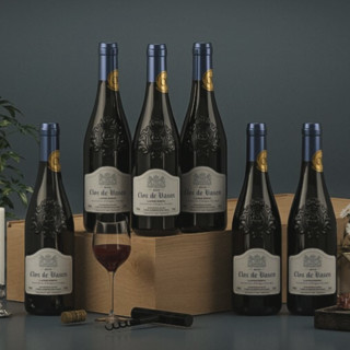 菲特瓦 金奖 慕威耶山坡干型红葡萄酒 6瓶*750ml套装 礼盒装