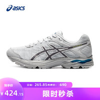ASICS 亚瑟士 男鞋网面跑步鞋缓震跑鞋透气舒适运动鞋 GEL-FLUX 4  灰色/黑色 39.5