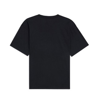 欧洲直邮CELINE/赛琳男士卡其色黑色徽标印花棉质平纹针织宽松T恤