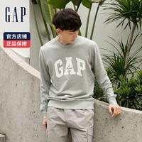 Gap 盖璞 男女装美式复古LOGO法式圈织软卫衣877448春季情侣运动上衣