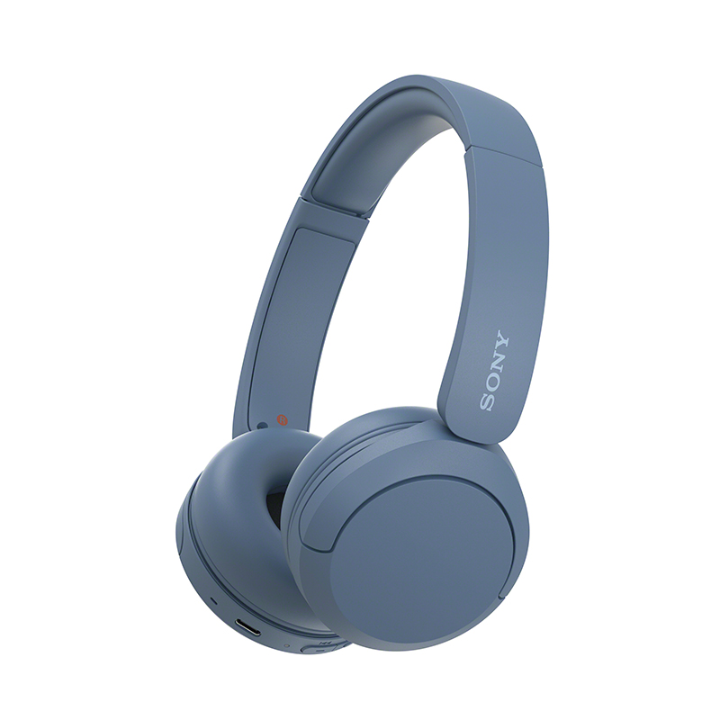 WH-CH520 耳罩式头戴式动圈蓝牙耳机 蓝色