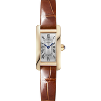 Cartier 卡地亚 TANK AMÉRICAINE腕表系列 15.2毫米石英腕表 WGTA0132