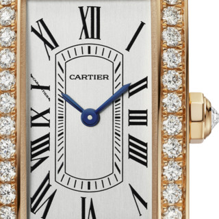 Cartier 卡地亚 TANK AMÉRICAINE腕表系列 19.4毫米石英腕表 WJTA0042