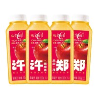 WEICHUAN 味全 每日C苹果汁饮料300ml×4瓶装低温浓缩果蔬汁火锅搭挡冷饮品