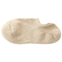 MUJI 無印良品 女士船袜 DAF01A1S 米色 36-40