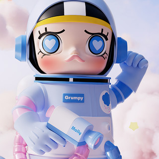 POP MART 泡泡玛特 MEGA SPACE MOLLY 400%+100% 易怒熊 手办