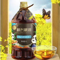 新兴粮油 纯正压榨菜籽油 4.68L