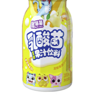 More,More 哆猫猫 乳酸菌发酵果汁饮料 雪梨枇杷味 200ml