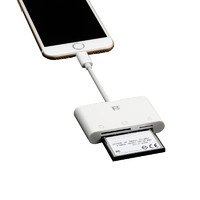 FB 沣标 苹果OTG读卡器iPhone华为荣耀小米手机SD TF相机CF XQD内存卡直读佳能单反ipad U盘USB3.0高速type-C安卓